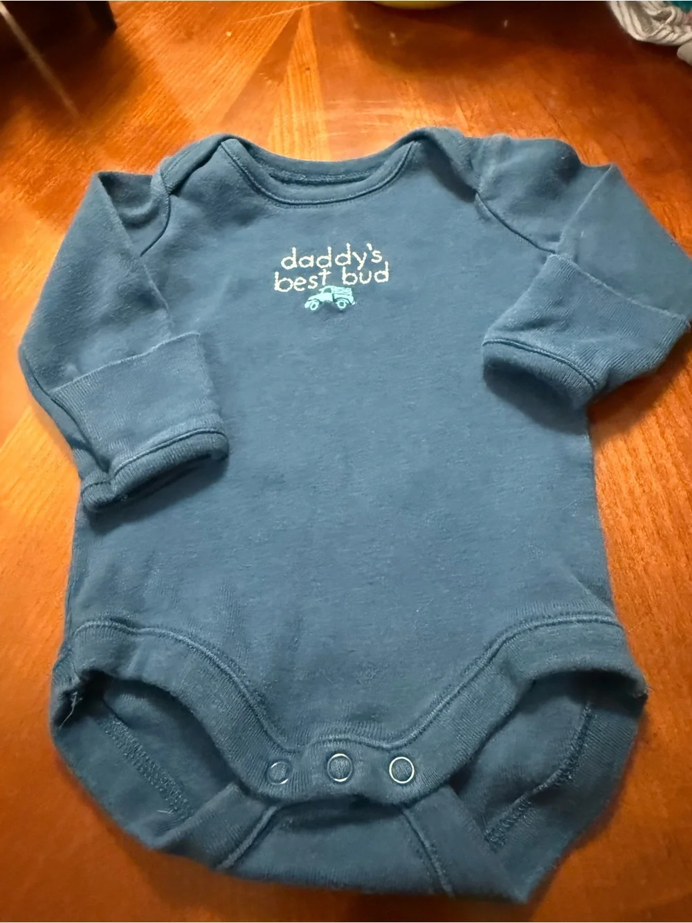 Gymboree Navy Blue Newborn Cotton Bodysuit